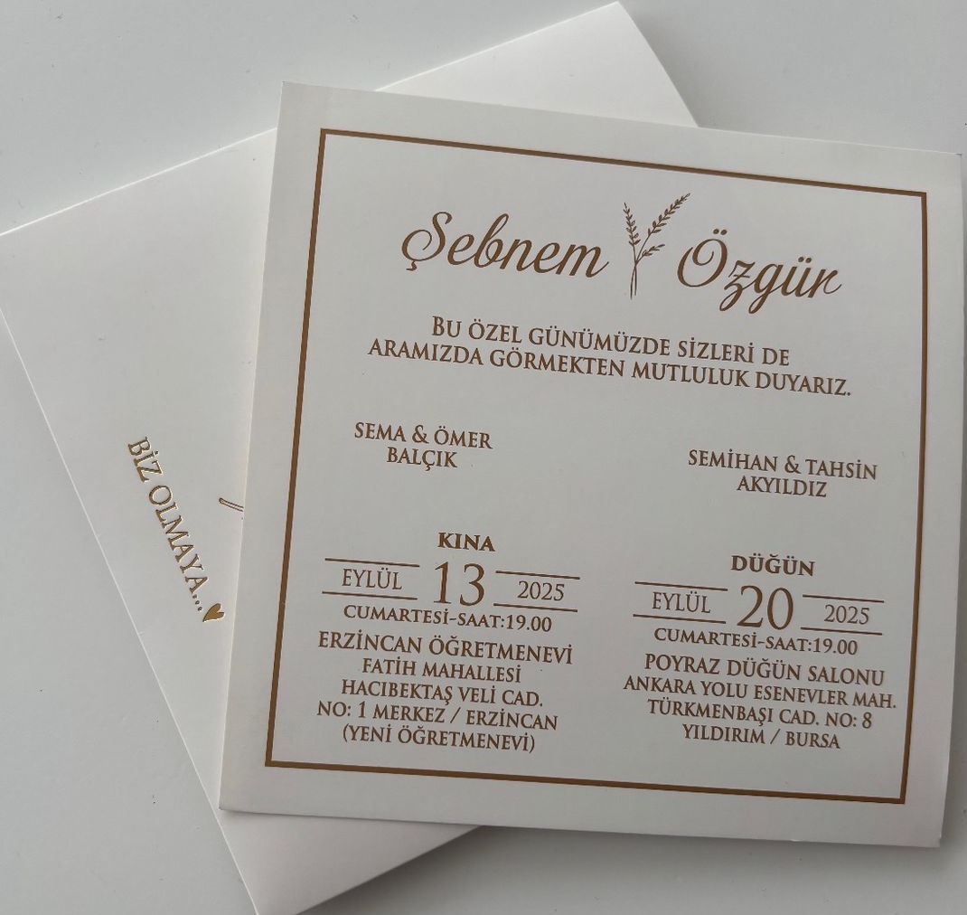 Şebnem & Özgür Evleniyor